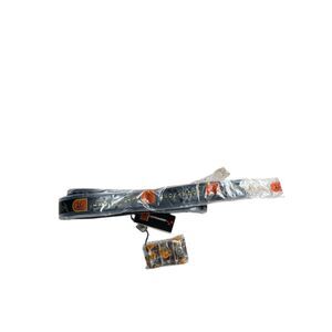 Leonardo Black Leather Belt for Men - 40 Inch